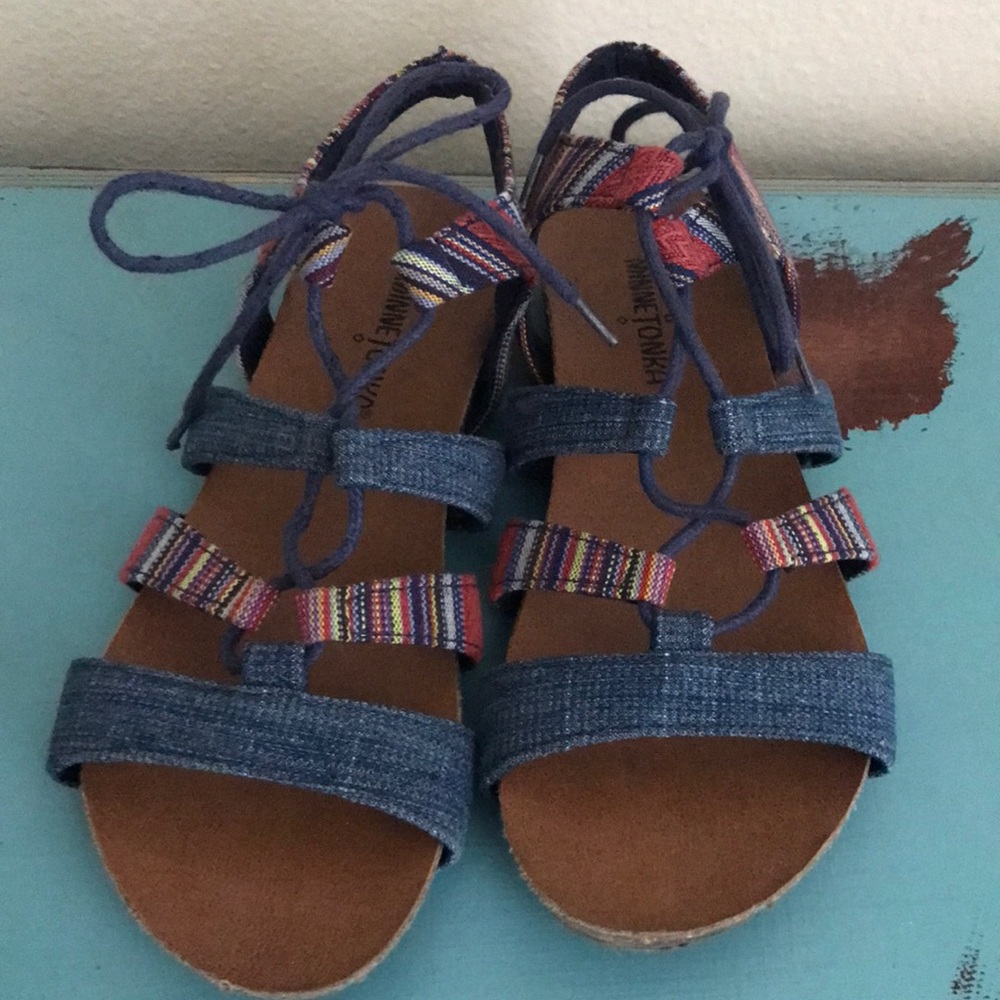 Minnetonka Multicolored Strappy Sandals